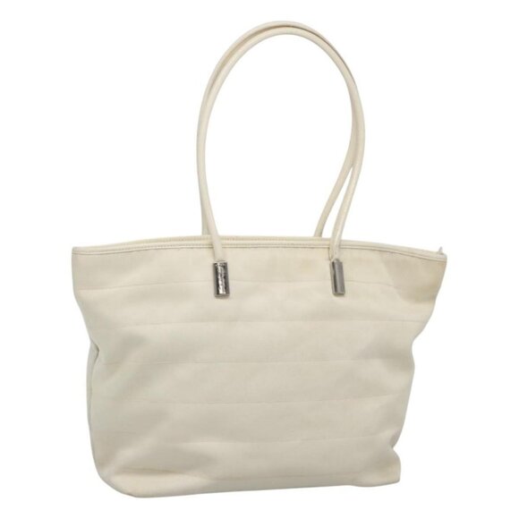 GUCCI Shoulder Bag Nylon White 002 123 0456 Auth bs24524 - Picture 1 of 16